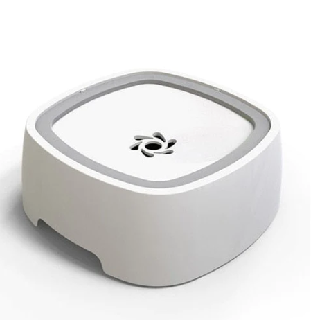 Splash-Proof Pet Water Bowl - No-Spill Floating Disk Dispenser