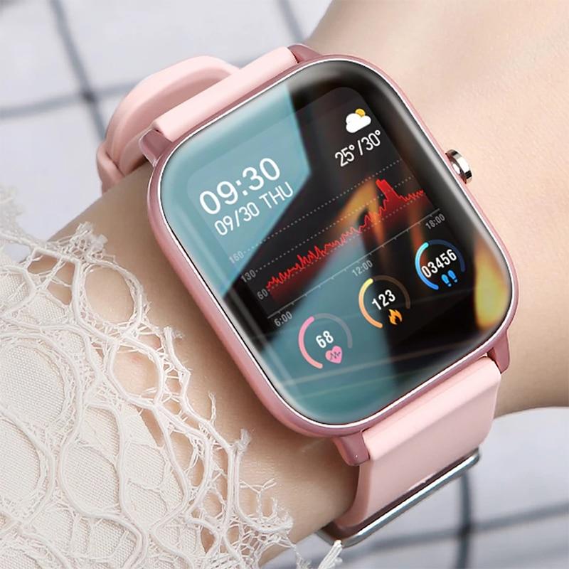 Bluetooth Call Smart Watch Women Full Touch Bracelet Fitness Tracker Blood Pressure