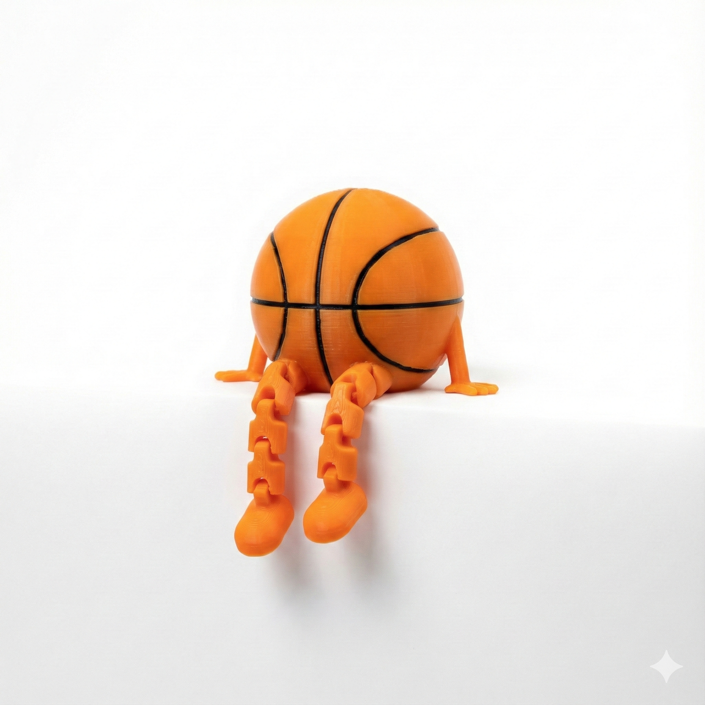 Basketball Buddy Desk Figurine - 3D Printed Sports Decor for Office & Room