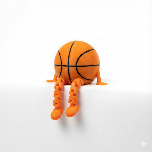 Basketball Buddy Desk Figurine - 3D Printed Sports Decor for Office & Room