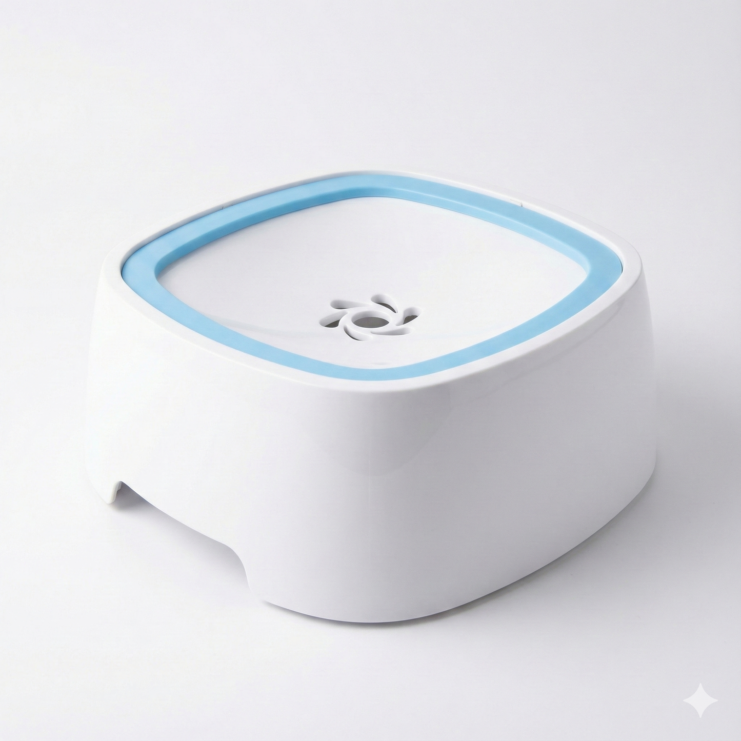Splash-Proof Pet Water Bowl - No-Spill Floating Disk Dispenser