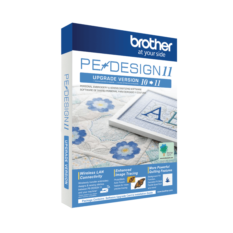 Brother PE-Design 11 AND SEWING DIGITIZING | Lifetime License For Windows